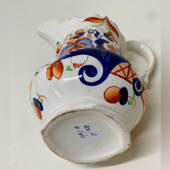 19th Century Antique Gaudy Welsh Eryri Pattern Soft Paste Jug Handled Pitcher - Picture 13 of 16